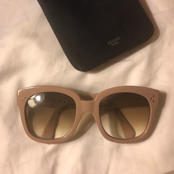 celine sunglasses beige