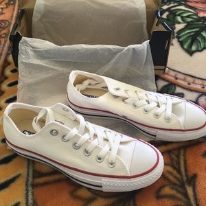 Brand New White Converse size 6