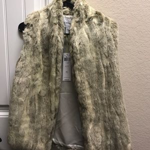 Faux fur vest