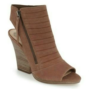 Taupe Vince Camuto Javette Open Bootie