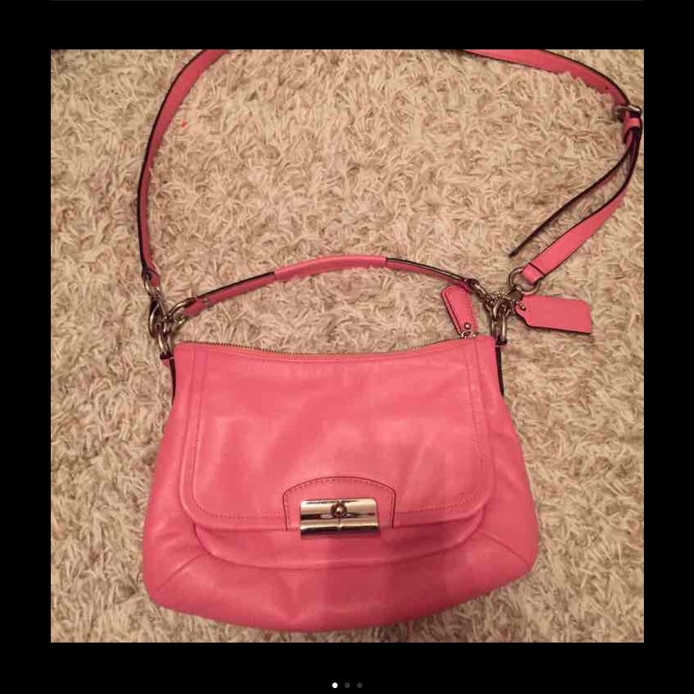 Like new pink coach crossbody