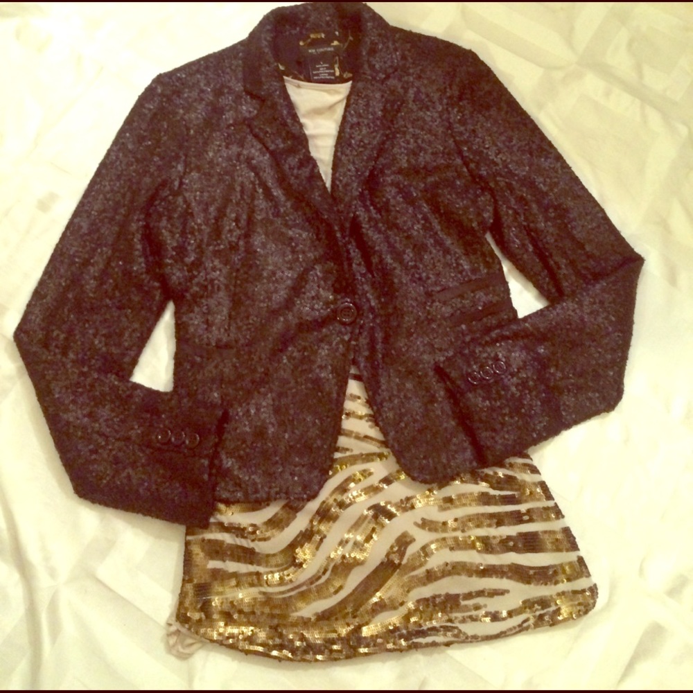 MM couture miss me sequence LG black blazer ❤️
