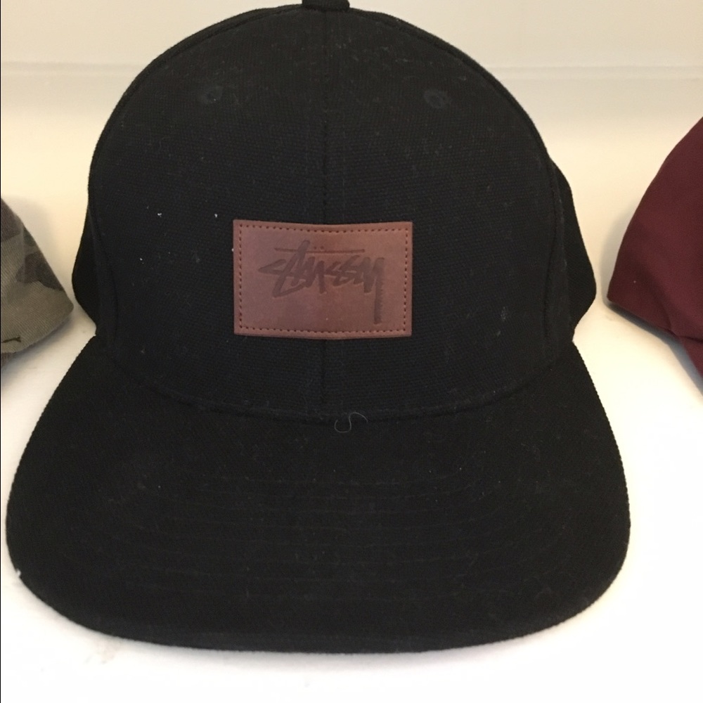 Black Stussy hat