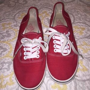 Red Vans