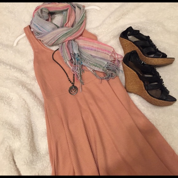 Forever 21 Dresses & Skirts - New Forever 21 tank dress with scarf &necklace 🌸