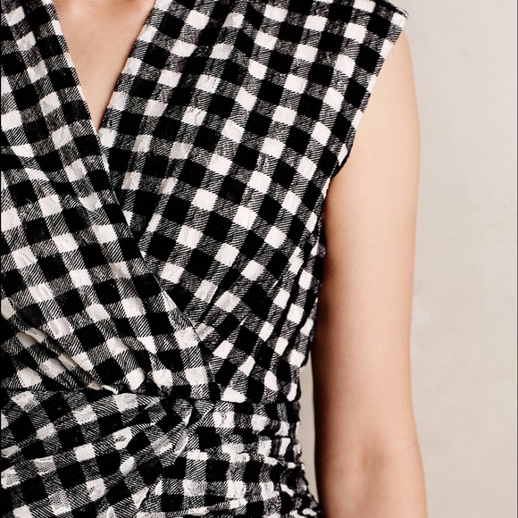 Anthropologie Deletta Delphine Gingham Top - Picture 3 of 4
