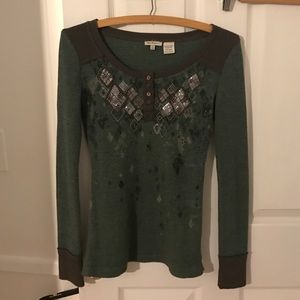 Miss Me girls thermal top