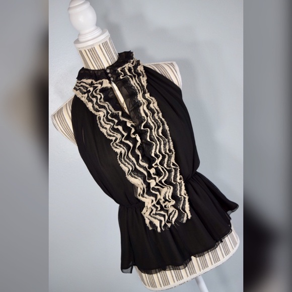 Robert Rodriguez Tops - {robert rodriguez} Ruffled Peplum Top