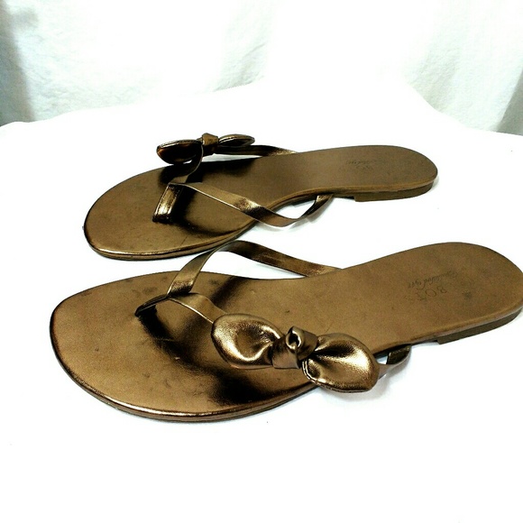 Talbot's
 Shoes - Talbot's Sandals, Cute! Gold/Brass Metallic