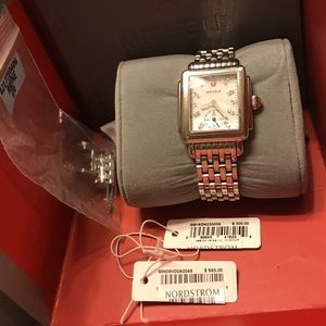 Michele watch with mother of pearl dial