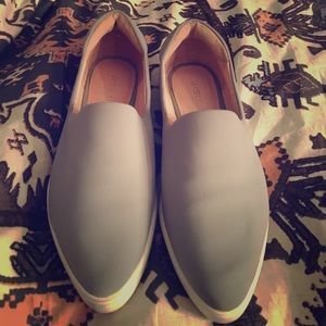 J/SLIDES NYC| gray | lf | ankle flats