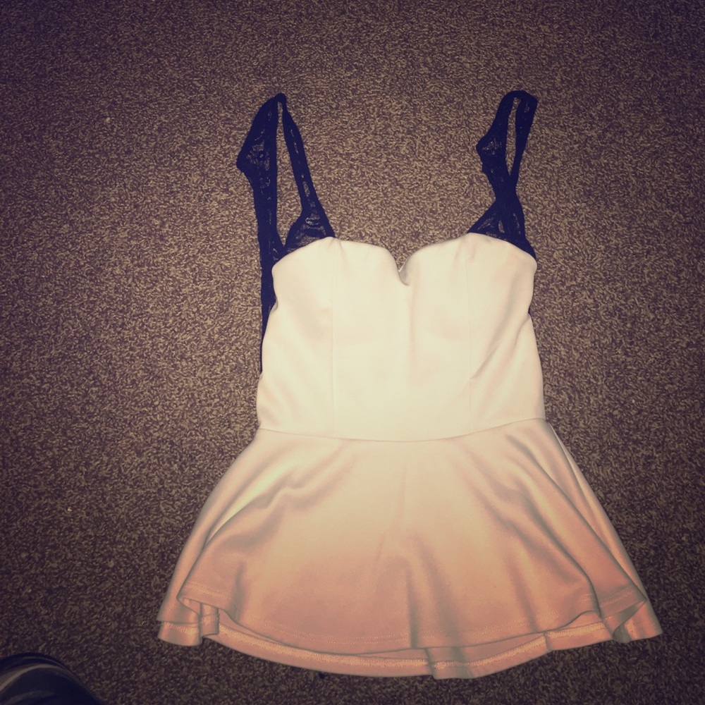 Peplum tank