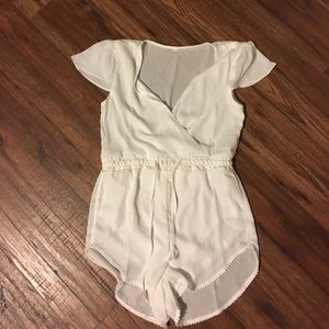 Cream colored romper