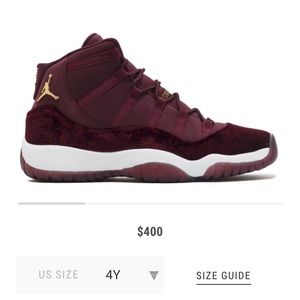 AIR JORDAN RETRO 11(GS) RED VELVET