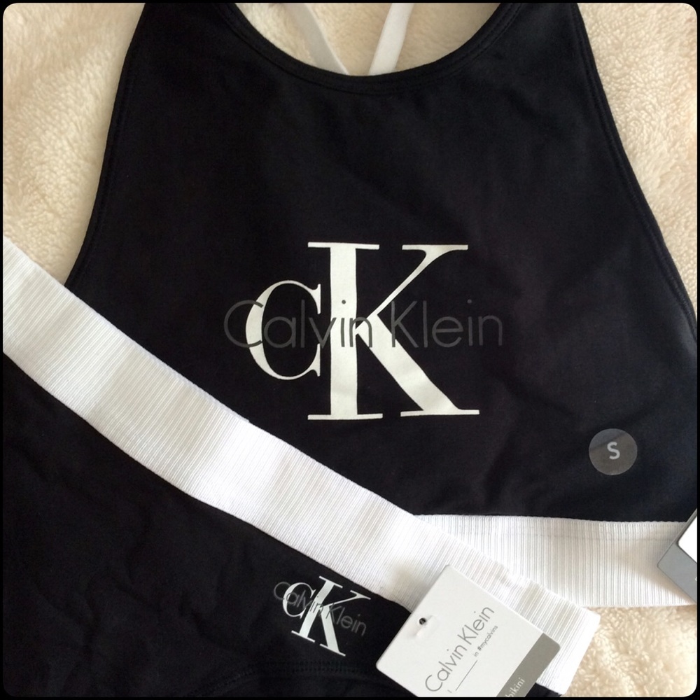 cK Retro high neck logo bralette bikini underwear - Picture 5 of 8