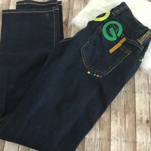 COOGI Embroidered Jeans Bright
