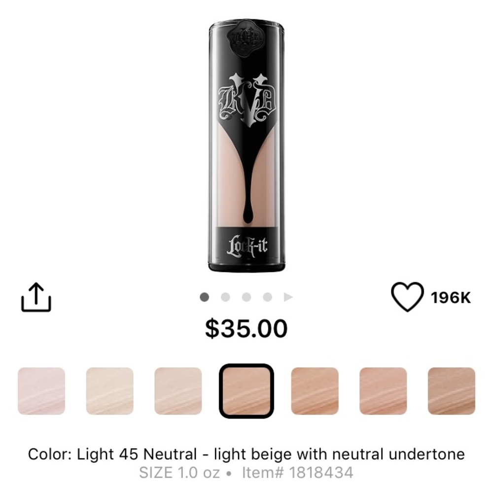 KVD Lock-It Tattoo Foundation