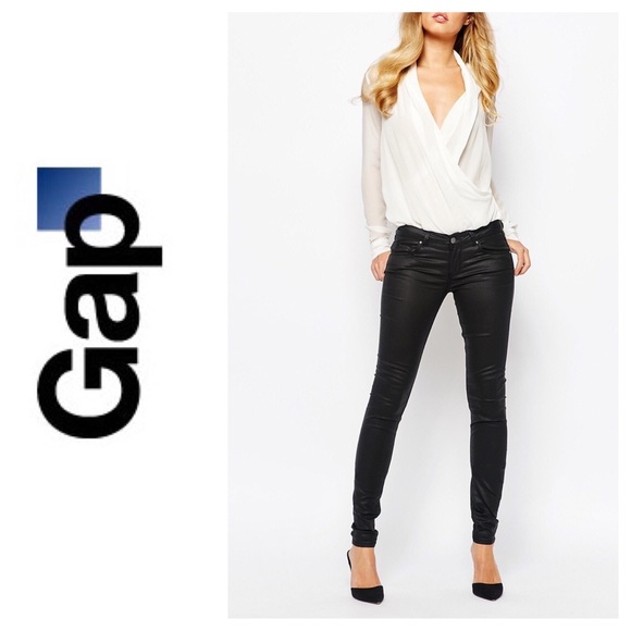 GAP Pants - 🔥Black Coated Skinnies🔥
