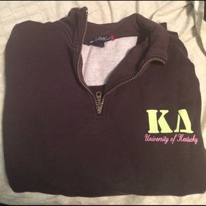 3/4 zip sweatshirt