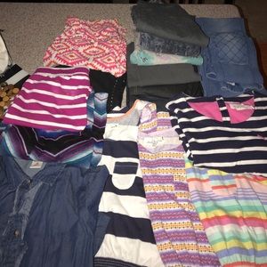 Girls lot of 10/12 clothing (H&M, gap & more)
