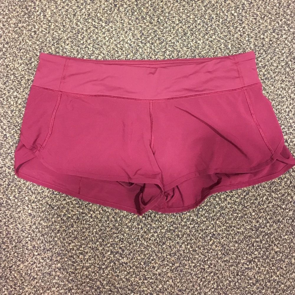 Lululemon speed shorts
