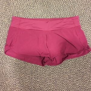 Lululemon speed shorts