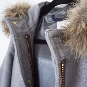 J crew parka coat