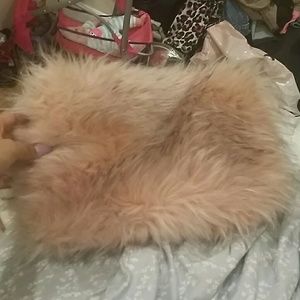 Furry Pink Purse