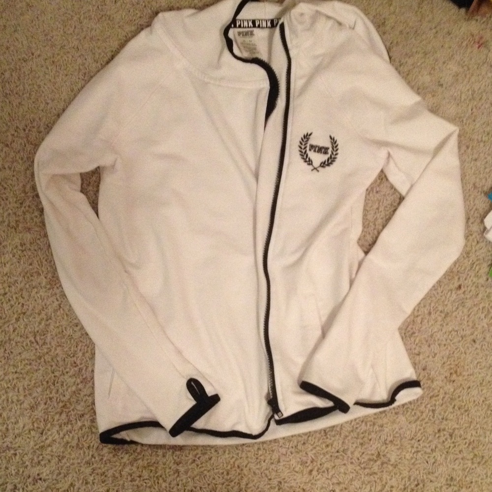 Vs pink white hoodie 😍😍
