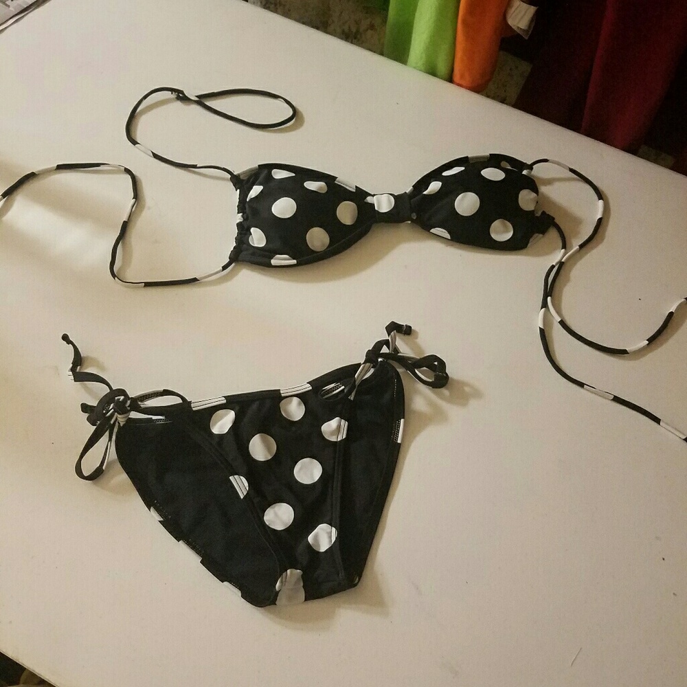 Like new teeny weeny polka dot bikini