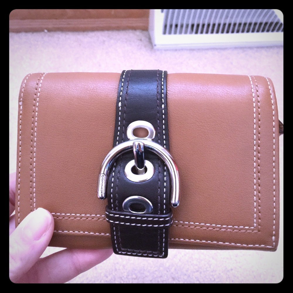 Coach brown wallet