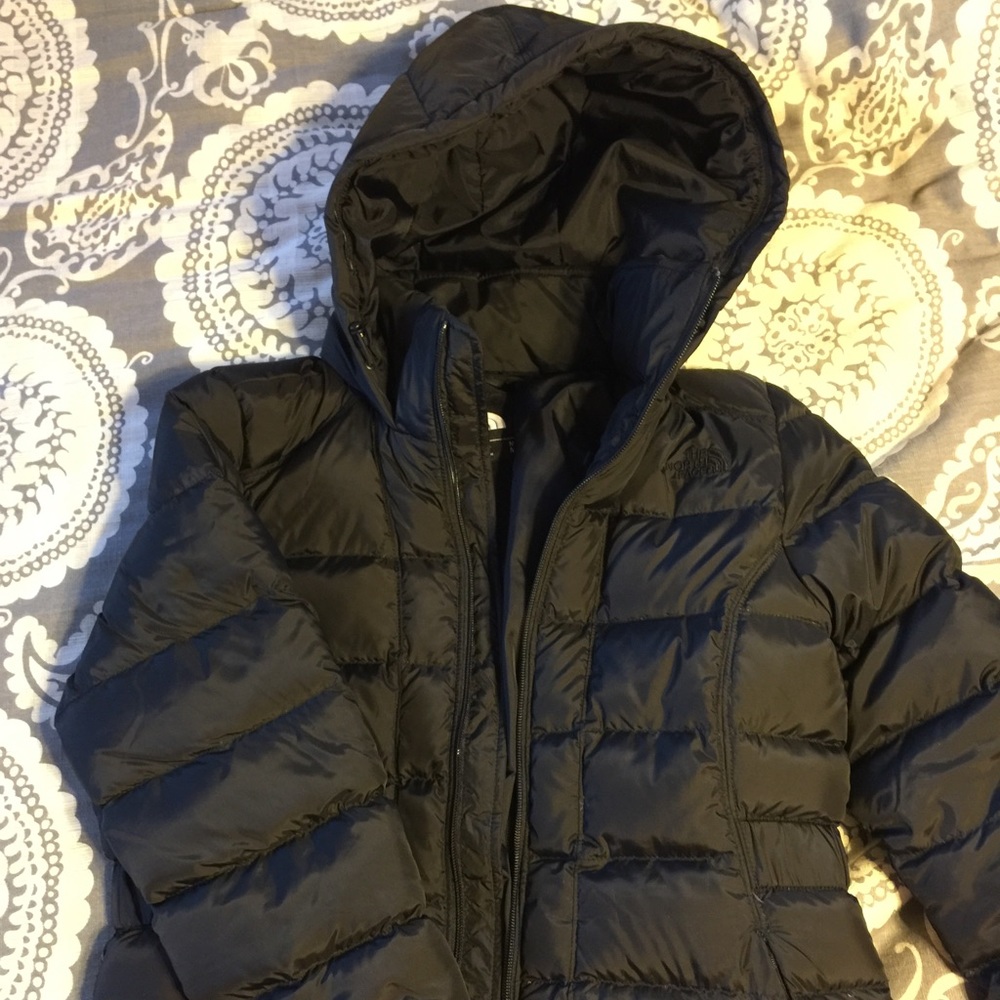 Black North Face coat