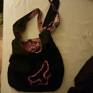 Fox reversible crossbody bag