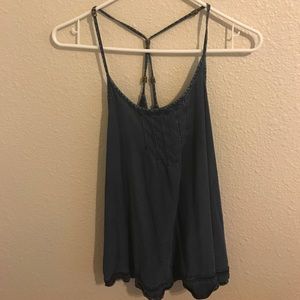 Chambray Racerback Tank