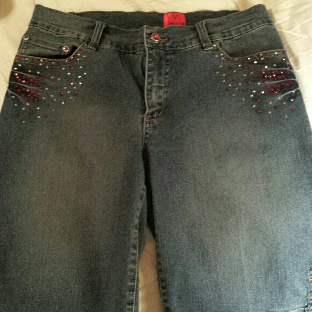 V Christina denim shorts