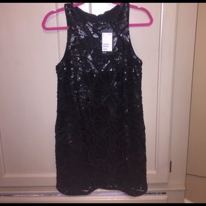 Black H&M sequin dress
