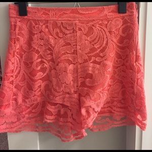 Lace shorts