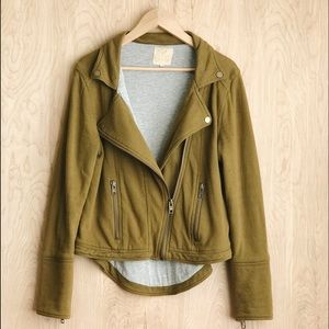 Chaser Brand Cotton Moto Jacket Size L