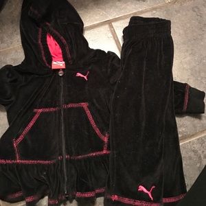 Puma Velour Girls Suit