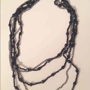 Women's Black Necklace