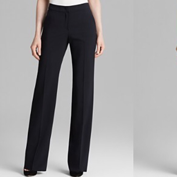 armani black trousers