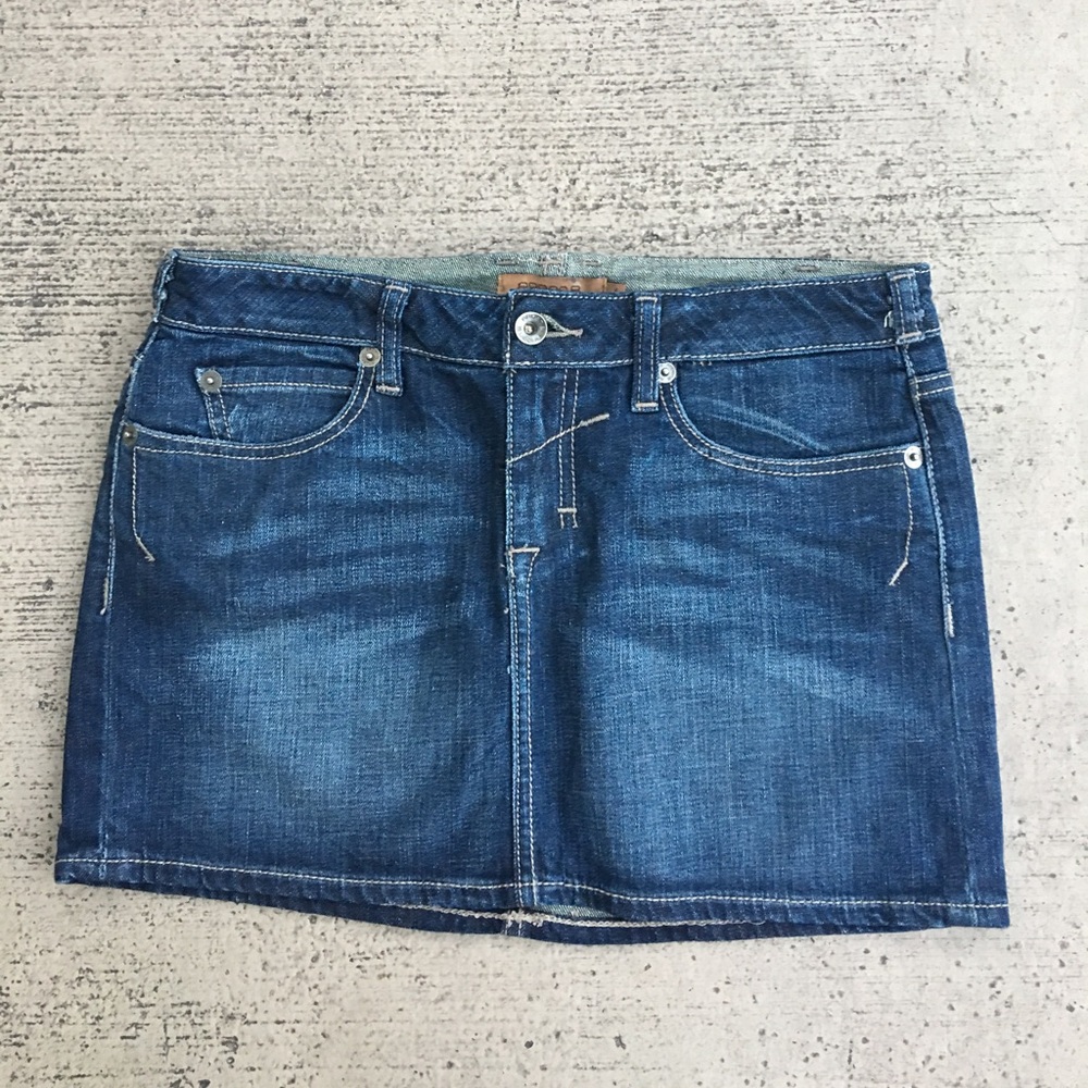 Arden B Denim Jean Mini Skirt