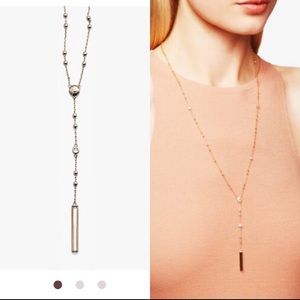 Henri Bendel luxe uptown crystal y necklace