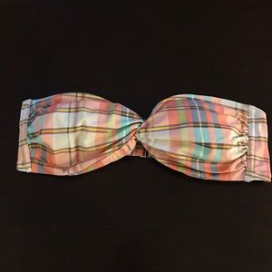 Victoria's Secret Plaid Bikini Top