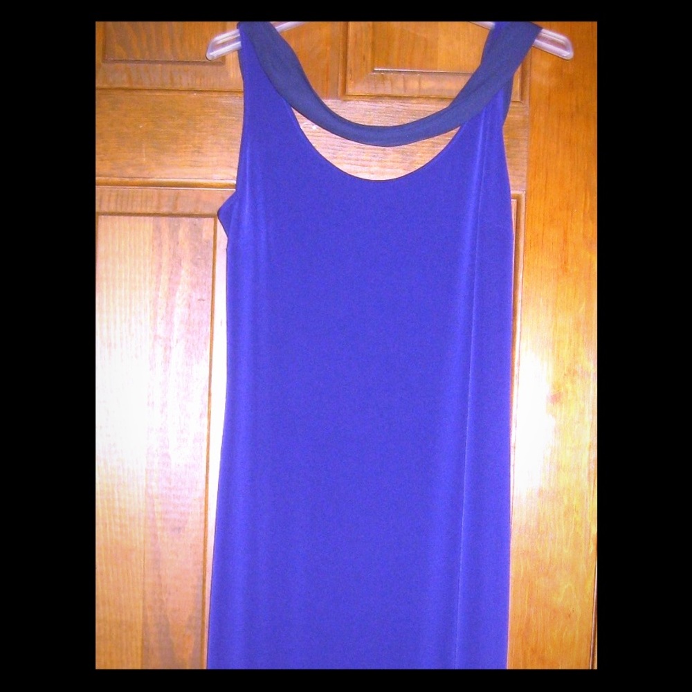 Sleeveless Purple Dress