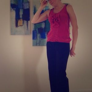 White House Black Market Silk Shirt