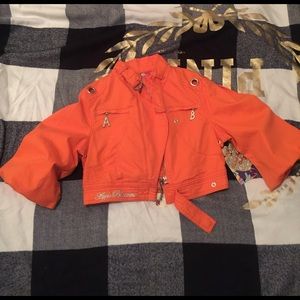 Apple Bottom Cropped Jacket