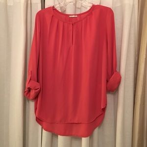 Coral/pink blouse