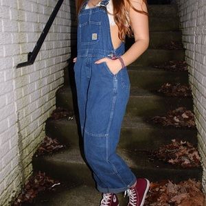 Denim overalls//medium-large fit