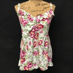 Torrid Babydoll Floral Top